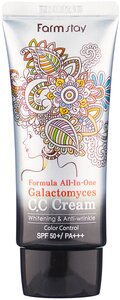 Фото Farmstay CC крем Galactomyces Formula All In One, SPF 50