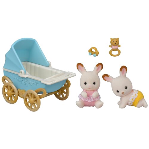 фото Sylvanian families игровой набор "двойняшки в коляске"