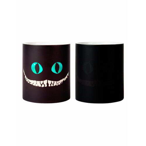 Черная кружка хамелеон 