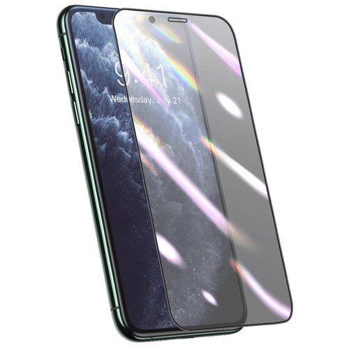 Пленка Baseus 0.25mm Full-screen для iPhone XS Max/11 Pro Max Чёрная