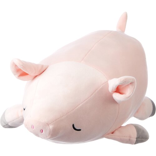 мягкая игрушка свинка розовая 13 см арт m2002 Мягкая игрушка Abtoys Supersoft Свинка розовая, 27 см