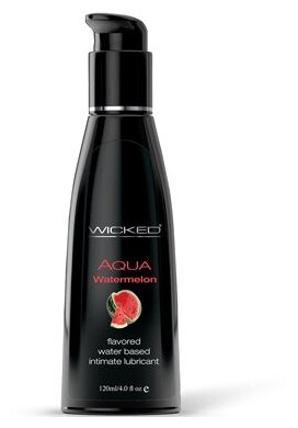 45520 Wicked Aqua Watermelon, 120 мл. Лубрикант со вкусом освежающего арбуза