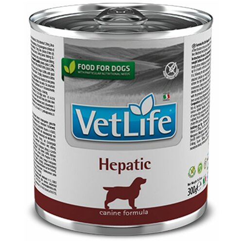 FARMINA VET LIFE CANIN HEPATIC для взрослых собак при заболеваниях печени (300 гр) farmina vet life natural die hepatic консервы для собак при заболеваниях печени 300 г 300 гр x 3 шт