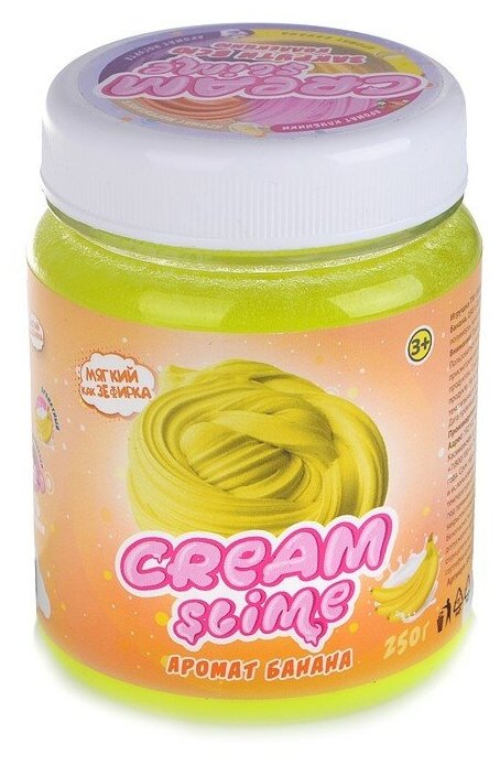 Игрушка Cream-Slime с ароматом банана 250 г