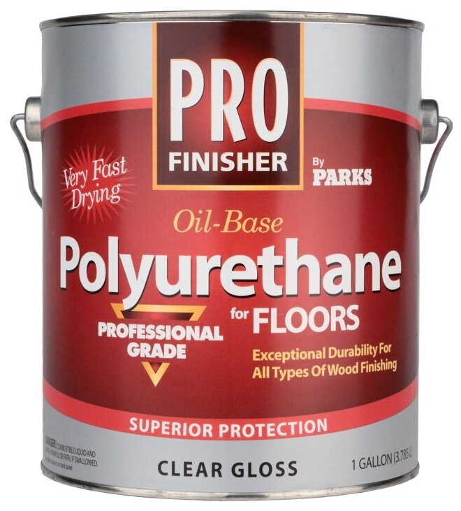 PRO Finisher Oil Base Polyurethane Профессиональный полиуретановый лак для пола (глянцевый, 3,78 л)