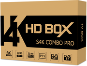 Спутниковый UHDTV ресивер HD BOX S4K Combo Pro