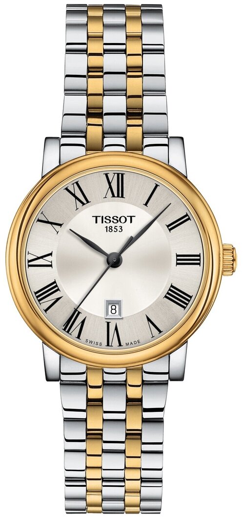 Наручные часы TISSOT T-Classic T122.210.22.033.00, серебряный, золотой