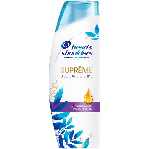 Шампунь Head&Shoulders Supreme, Восстановление, с маслом арганы