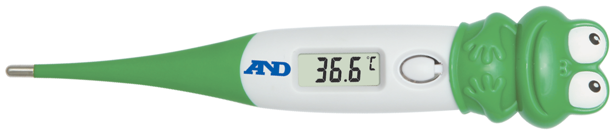 Термометр электронный A&D DT-624 Лягушка зеленый (I02136)