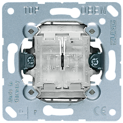 Переключатель двухклавишный на 2 направления Jung 10A 250V 505TU