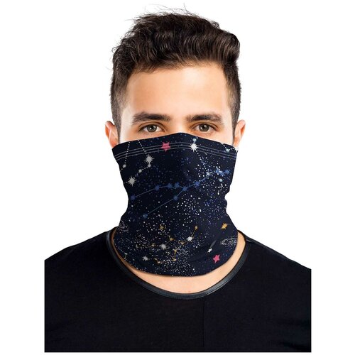 фото Универсальный бафф маска joyarty "космические тела"