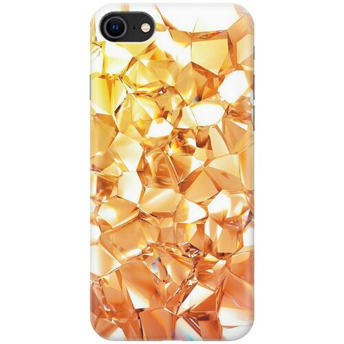 фото Re:pa накладка transparent для apple iphone 7 / 8 / se (2020) с принтом "янтарные камни"