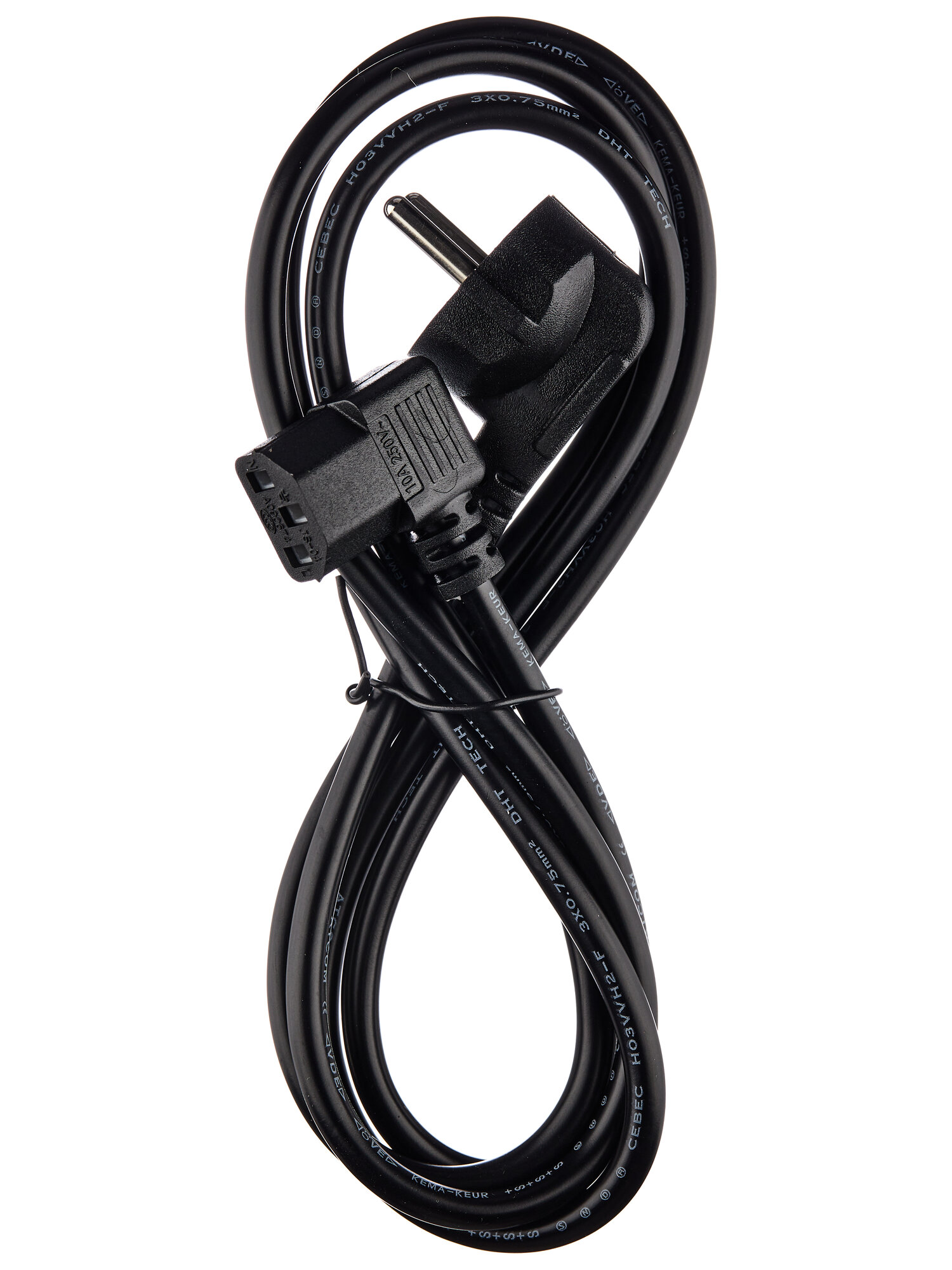 Кабель (ATCOM (АТ0119) кабель питания Power Supply Cable 1.8 м (10))