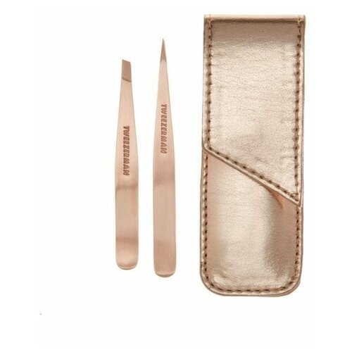 Tweezerman Набор инструментов Petite Tweeze Set для бровей rose gold 2156₽