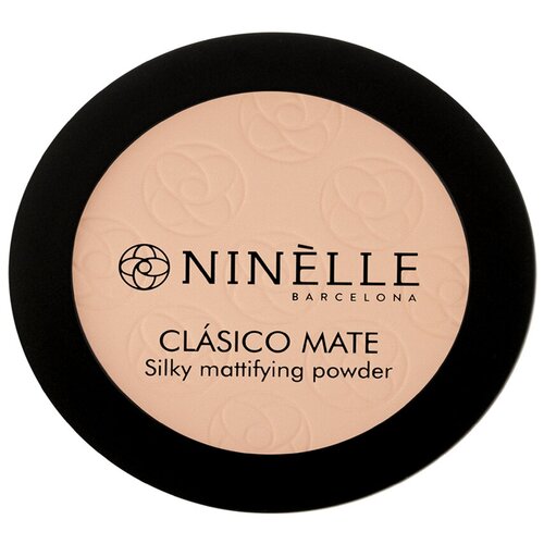 Ninelle Пудра компактная CLASICO MATE 1 шт. 201, светлый бежевый 8 г