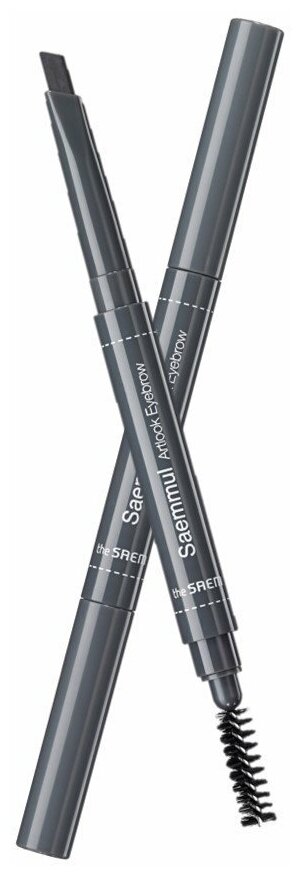 The Saem Карандаш для бровей Saemmul Artlook Eyebrow, оттенок 04 black gray