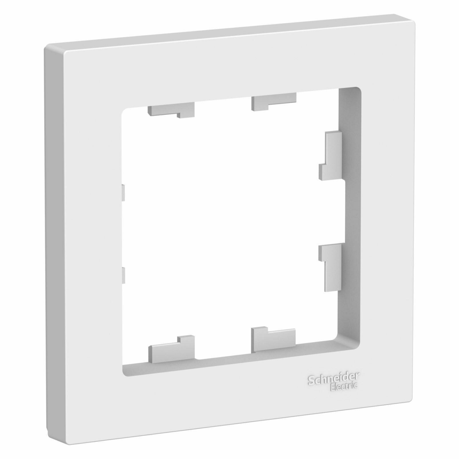 Рамка SE AtlasDesign, 1 пост, универсальная, белая, ATN000101 - фотография № 5