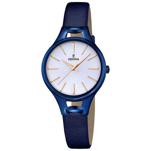 Наручные часы FESTINA Mademoiselle, синий 40% горячий без номер аналоговые с круглым циферблатом минимализм искусственная кожа ремешок женские кварцевые наручные часы