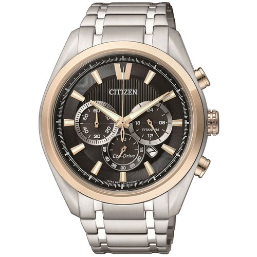 Наручные часы CITIZEN Super Titanium CA4014-57E, черный, серебряный