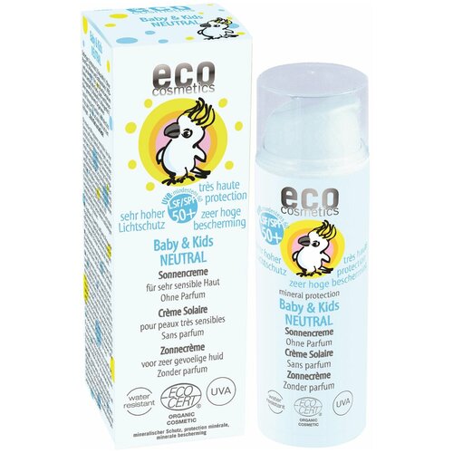 ECO Cosmetics ECO Cosmetics Детский солнцезащитный крем нейтральный SPF 50, 50 мл