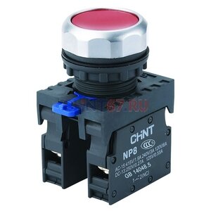 фото Кнопка красная круглая NP8 IЕС 60947-5-1 Сhnt