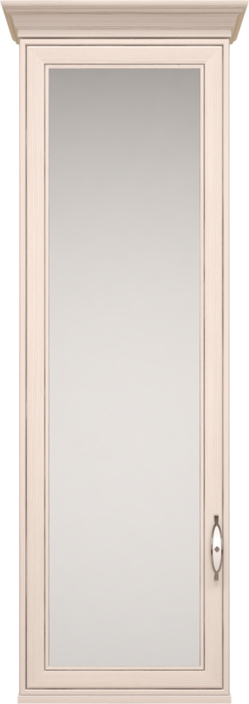 Шкаф навесной с зеркалом Ижмебель Венеция 28 Бодега светлый