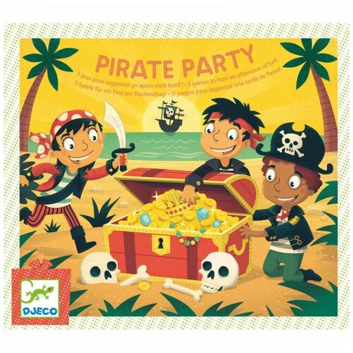 djeco игра настольная пираты 08417 DJECO Пиратская вечеринка