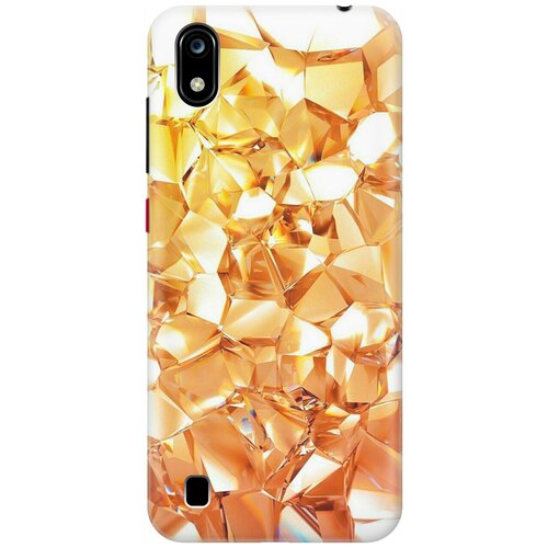 фото Re:pa накладка transparent для zte blade a7 (2019) с принтом "янтарные камни"