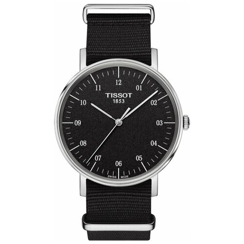 Наручные часы TISSOT T-Classic, черный, серебряный