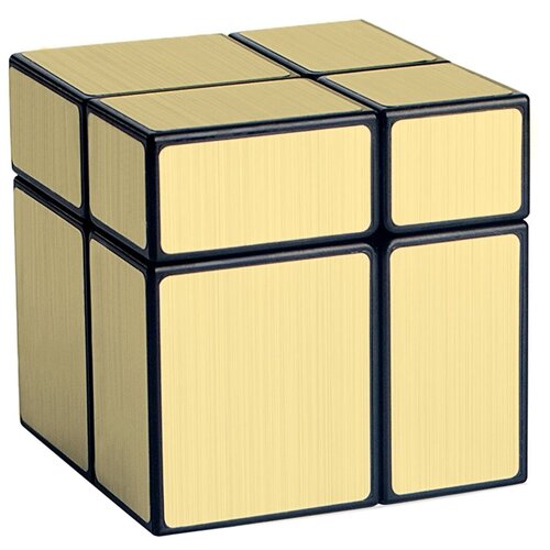 Зеркальный Кубик 2x2x2 непропорциональный (золотой) головоломка зеркальный кубик cеребряный