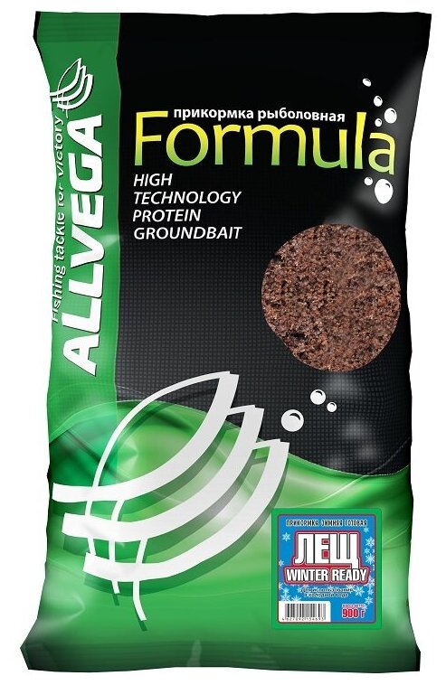 Прикормка зимняя готовая ALLVEGA «Formula Winter Ready», 0,9 кг, лещ