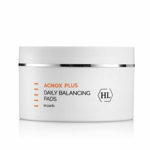 Holy Land (HL) Acnox Plus Daily Balancing Pads / Диски смоченные обновляющим лосьоном с кислотами и растительными экстрактами, 60 шт.
