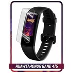 Гидрогелевая пленка для Huawei Honor Band 4/5 / Защитная противоударная пленка для Хуавей Хонор Band 4/5 - изображение