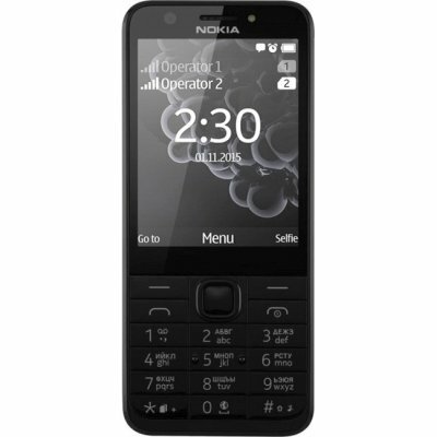 Мобильный телефон Nokia 230 Dual sim Black-Silver