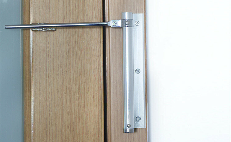 Пружинный доводчик серебро для любых дверей весом до 85 кг MSM (Испания) - фотография № 2