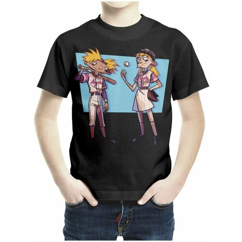 фото Футболка каждому своё, размер 128, черный