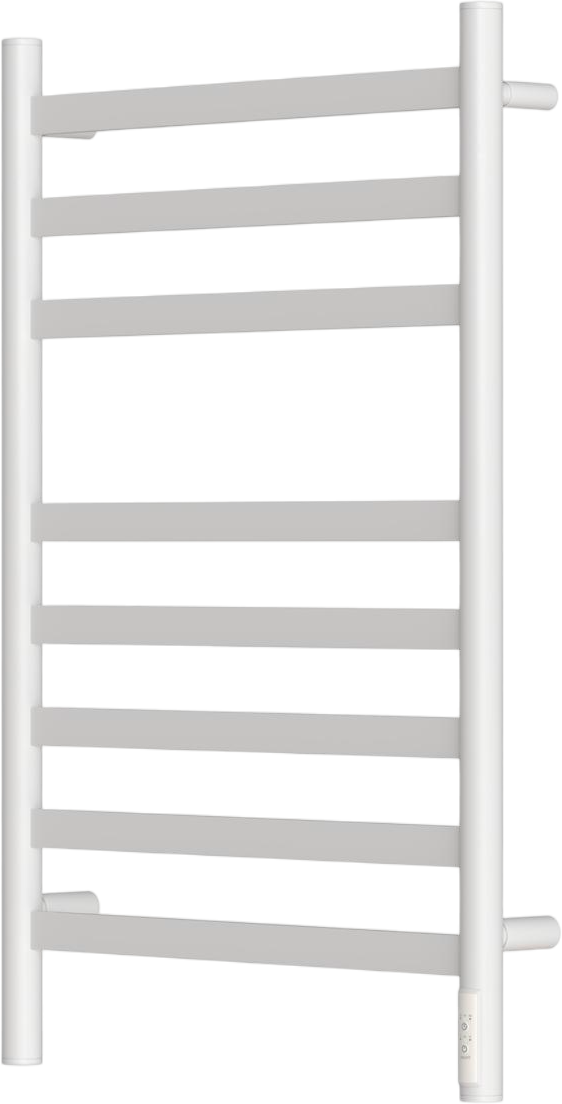 Point Полотенцесушитель электрический Point Селена PN16858W П8 500x800, диммер справа, белый - фотография № 4