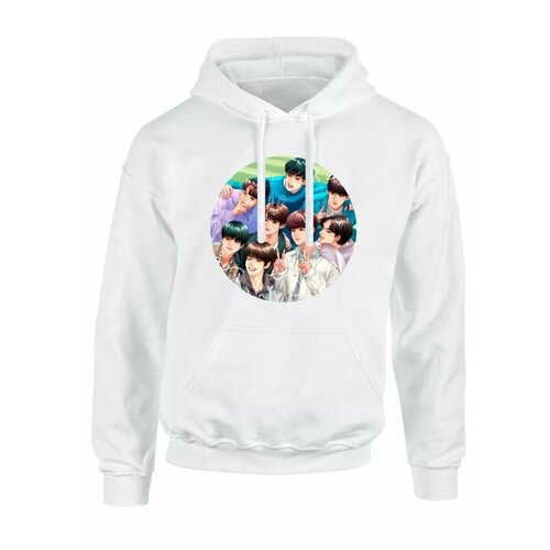 фото Толстовка goodbrelok, размер 48, белый