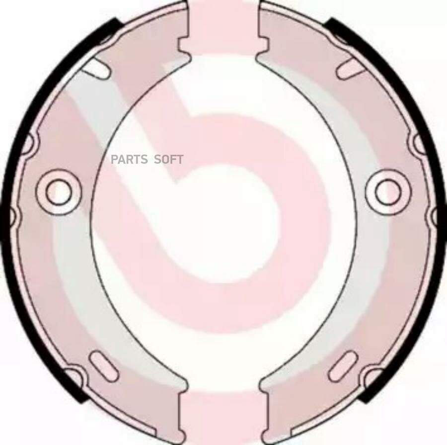 BREMBO S50513 Колодки тормозные барабанные задн. MERCEDES-BENZ SPRINTER 4-t Box (904) 02/96-05/06 / MERCEDES-BENZ ()