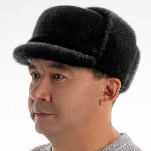 фото Шапка , размер 60, черный barkovsky