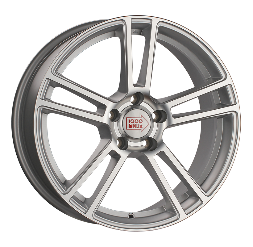 Диски 1000 MIGLIA MM1002 8/18 ET45 5x112 d66.6 Matt Silver Polished