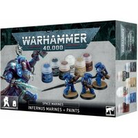 Аксессуар для Warhammer Games Workshop Набор Космодесантники, краски + миниатюры (S/M INT PAINT SET+ ENG/SPA/PORT/LATV/ROM)