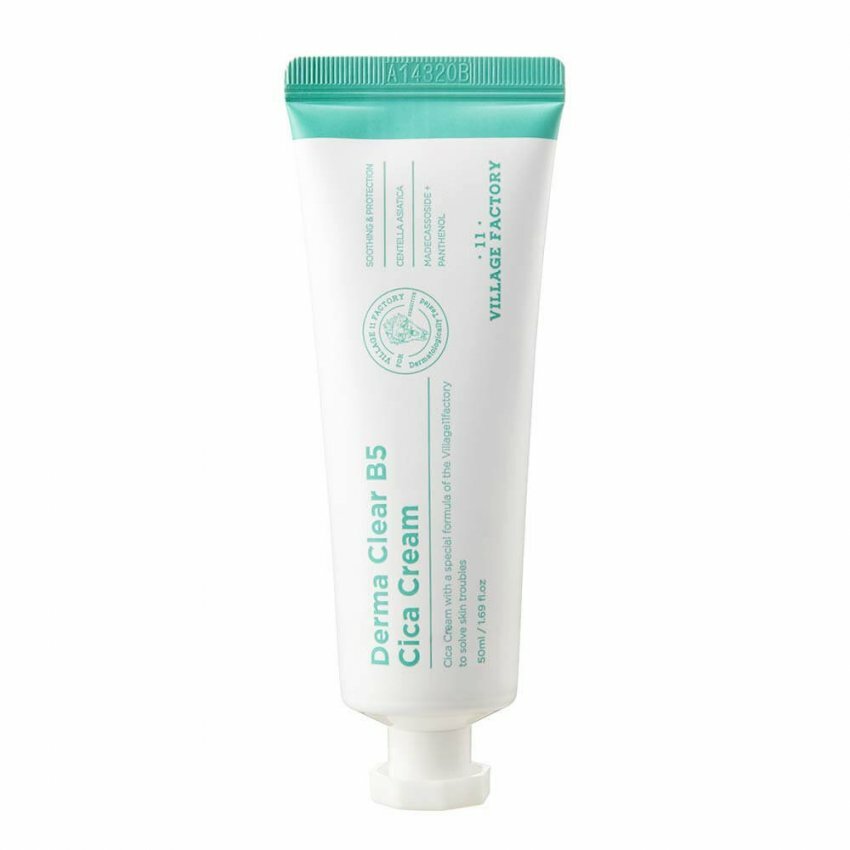 VILLAGE 11 FACTORY Derma Clear B5 Cica Cream Увлажняющий питательный крем-гель