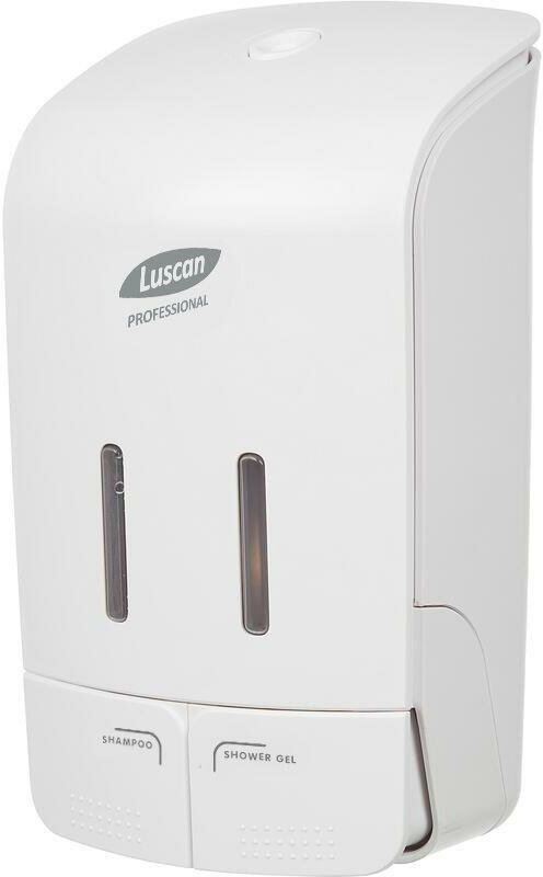 фото Дозатор для жидкого мыла Luscan Professional Etalon 2x550мл белый
