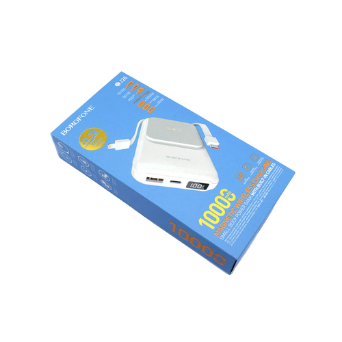 Внешний аккумулятор Powerbank Borofone BJ26 Spencer PD20W magnetic wireless 30 10000мАч белый 361300₽