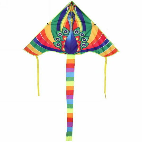 Воздушный змей Павлин 115х55см 529₽