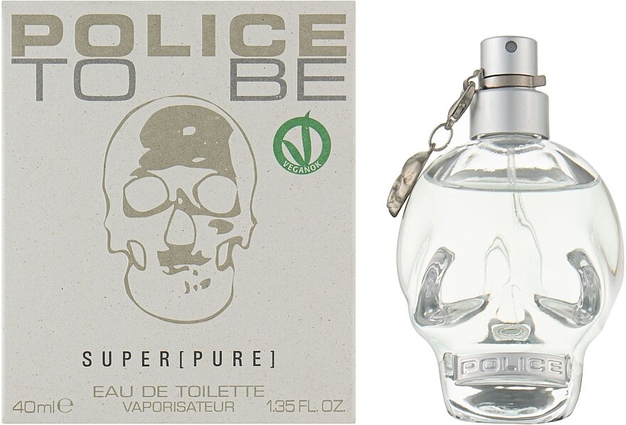 Police To Be Super Pure туалетная вода 40 мл / Полиc Ту Би Супер Пьюр — фото 1