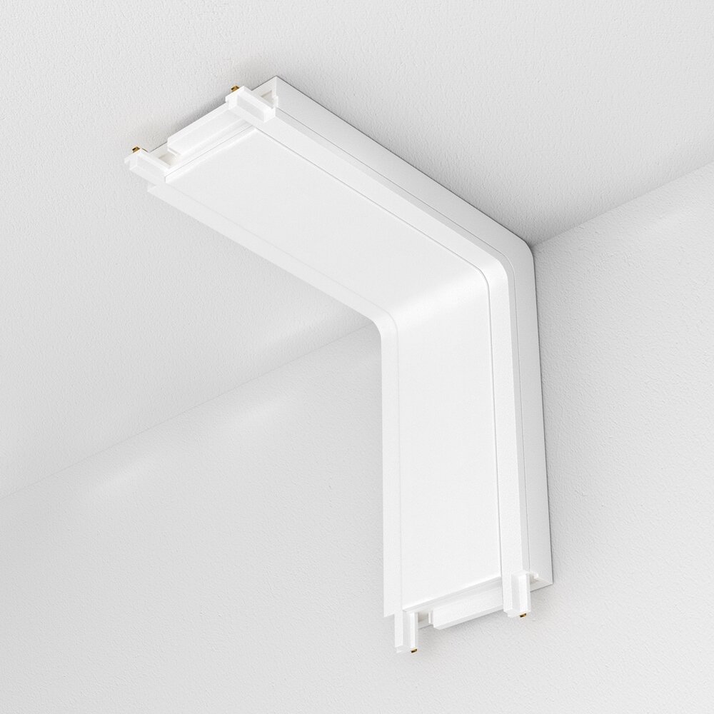 Конектор питания угловой Radity белый, TRA084CL-11W Technical - фото №9