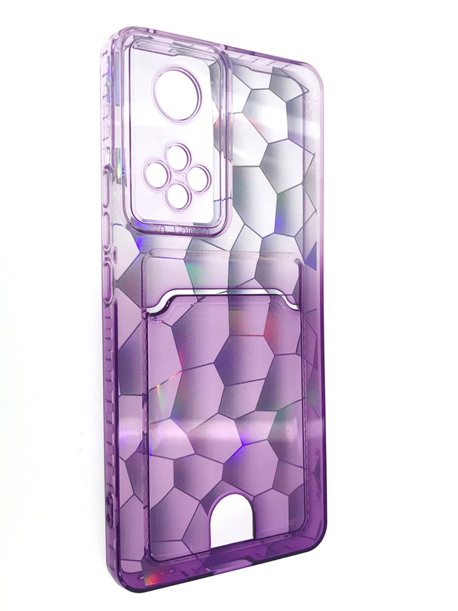 Чехол Мобильная Мода для Honor 50 Накладка силиконовая с жидкостью и переливающимся узором внутри