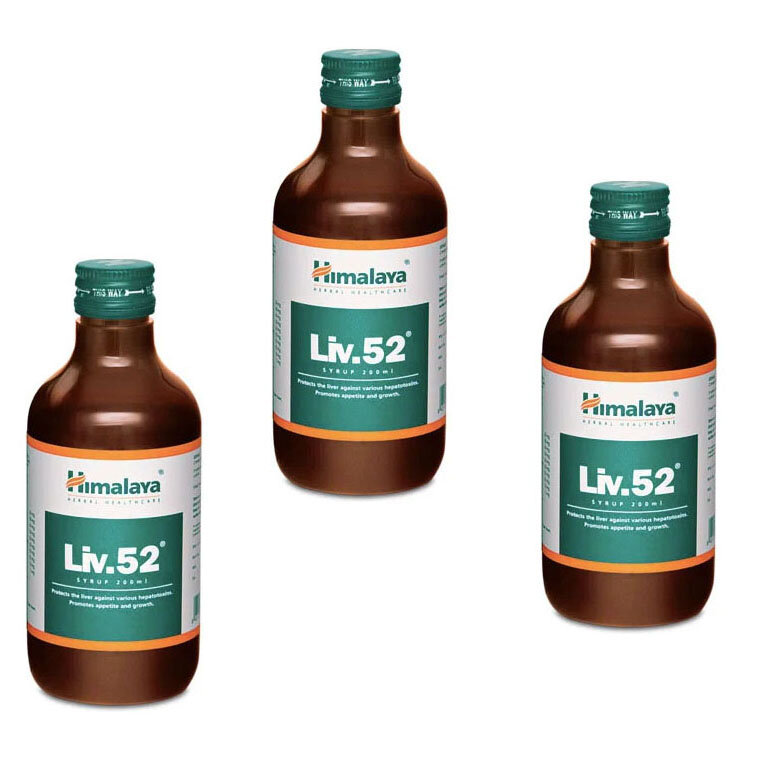 Сироп Лив 52 Хималая (Liv.52 Syrup Himalaya) для печени при циррозе гепатите анемии 200 мл